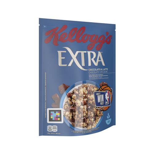 KELLOGG'S Muesli crujiente chocolate con leche KELLOGG'S EXTRA 375 g.