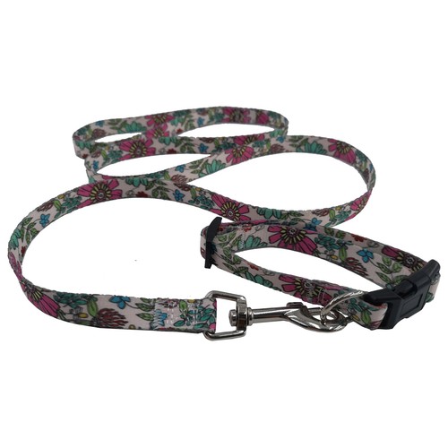 PRODUCTO ALCAMPO Fency Conjunto de collar tamaño S (25 - 35 cm) + correa (120 cm).