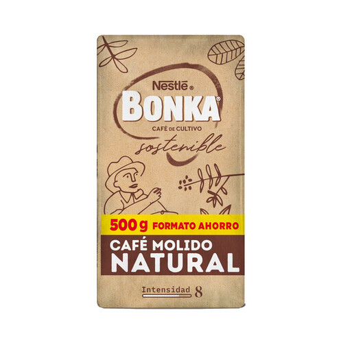 Café molido natural del Trópico BONKA 500 g.