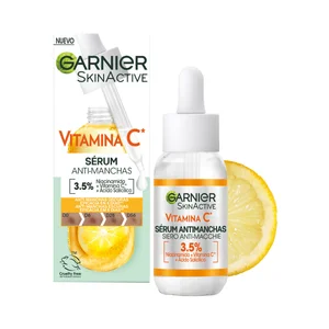 GARNIER Sérum con vitamina C con acción anti manchas oscuras GARNIER Skin active 30 ml.