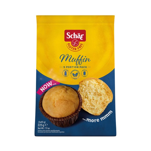 SCHÄR Muffins de yogurt sin gluten 260 g.