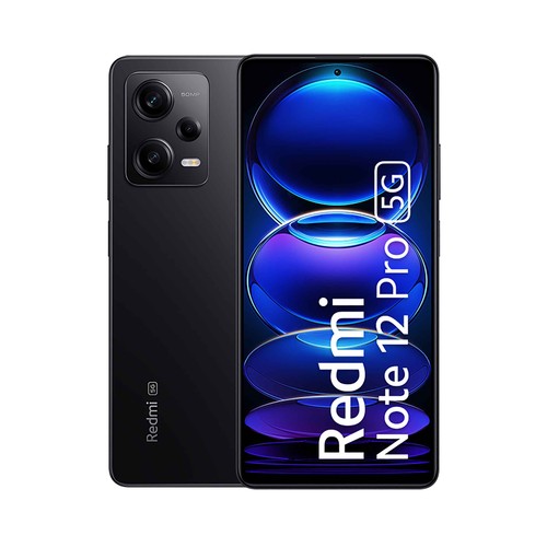 XIAOMI Redmi Note 12 Pro 5G MZB0D37EU negro, 128GB + 8GB Ram, 16,9cm (6,67").