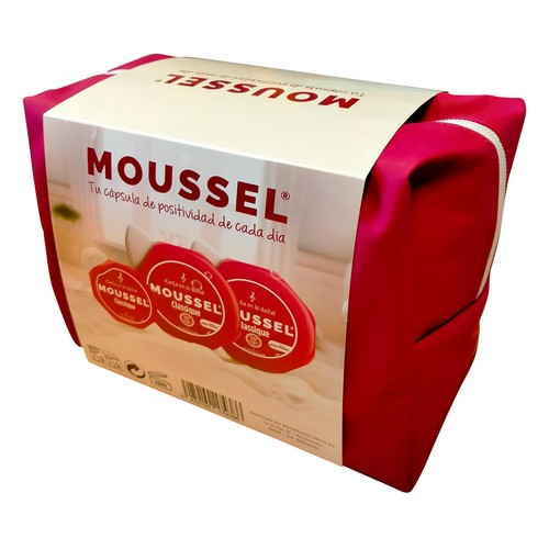 MOUSSEL Classique Neceser con 2 geles de ducha de 650 ml + gel de ducha de 60 ml.