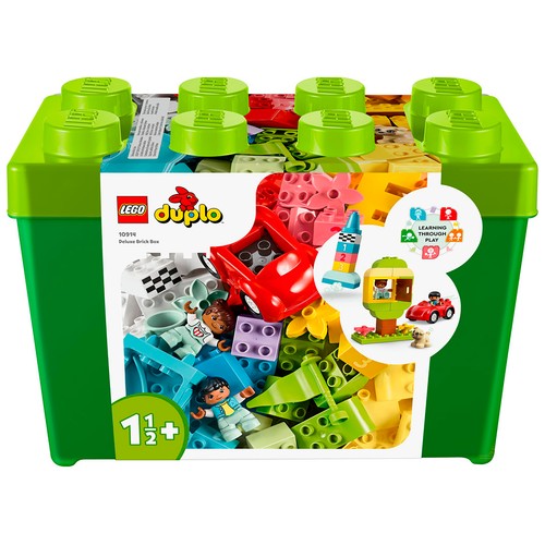 LEGO Duplo 10914, Caja de Ladrillos Deluxe Classic, 85 pcs +18 Meses