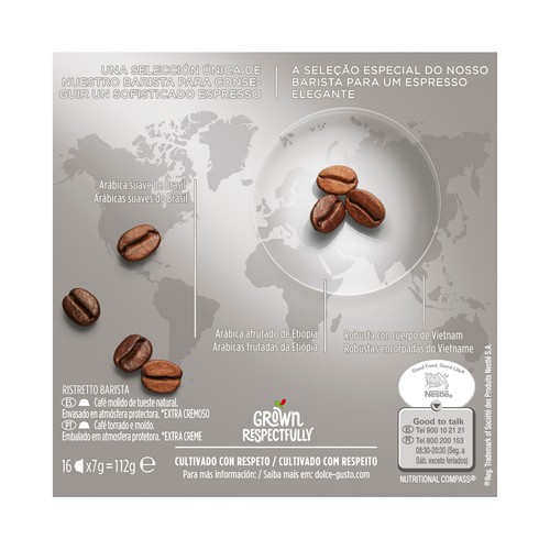 DOLCE GUSTO Café en cápsulas Expresso Barista I9, 16 uds.