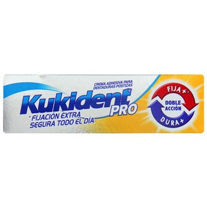 Imagen de KUKIDENT Crema adhesiva para prótesis dental, de doble acción KUKiDENT Pro Doble acción 40 g.