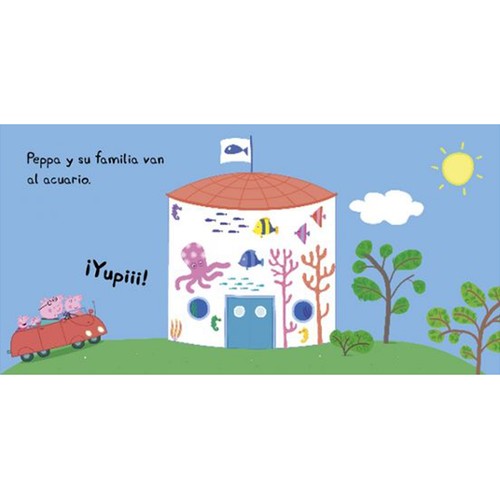 PEPPA PIG. Libro juguete - Mi pequeña biblioteca de criaturas mágicas. Sirenas, unicornios, narvales y dragones
