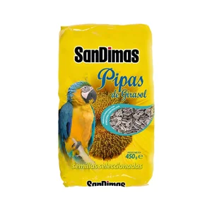 SANDIMAS Alimento para pájaros con pipas de girasol SANDIMAS bolsa de 450 gr,