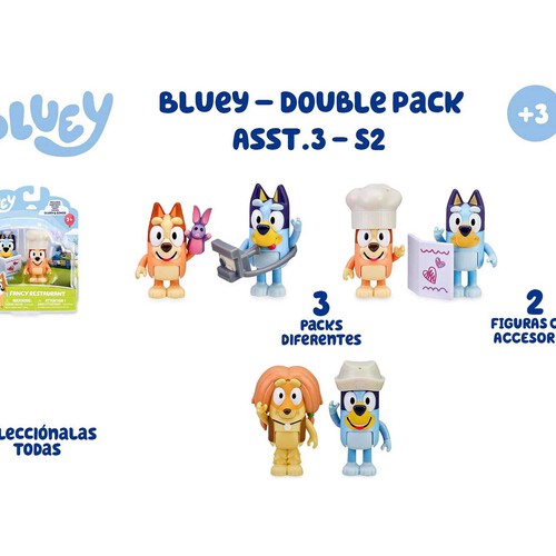 Pack de 2 figuras Double Pack BLUEY