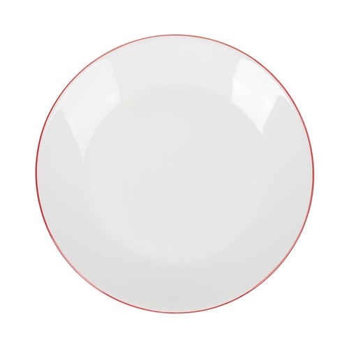 Plato postre 18cm opal amalfi rojo alfares. SOLER