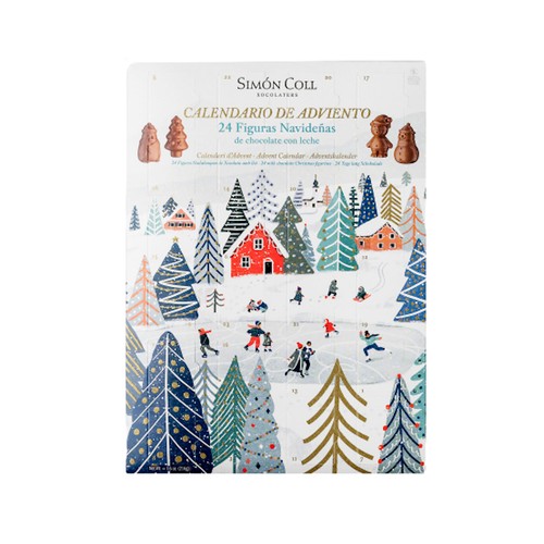 SIMÓN COLL Calendario de Adviento chocolate con leche 216 g..