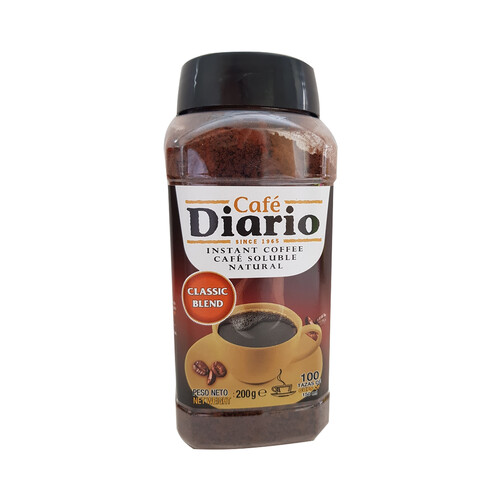Café soluble natural CAFE DIARIO bote de 200 g.