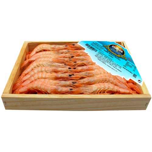 PLAYA ODIEL Gambas blancas cocidas terciadas 500 g.