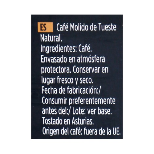 OQUENDO Café molido natural arábica 100 % 400 g.