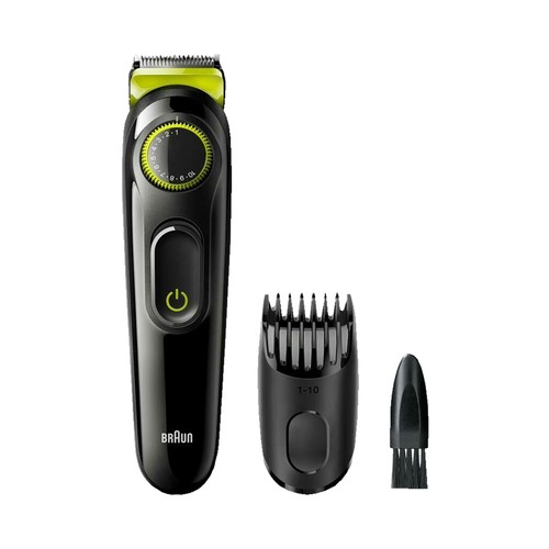 Set de arreglo personal BRAUN BT3221, con o sin cable, 20 longitudes, peine guía.