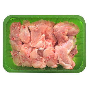 Imagen de Bandeja de conejo entero cortado para su preparación al ajillo.