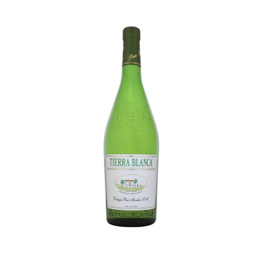 TIERRA BLANCA  Vino blanco seco con denominación de origen Vinos de la Tierra de Cádiz TIERRA BLANCA botella de 75 cl.