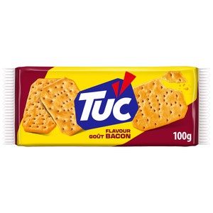 TUC Galletas saladas con sabor a bacon de LU TUC 100 g.