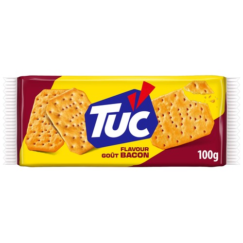 TUC Galletas saladas con sabor a bacon de LU TUC 100 g.