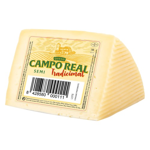 Queso semi mezcla cuña CAMPOREAL 250 g.