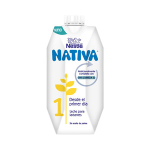 NATIVA Leche (1) líquida para recién nacido, desde el primer día NATIVA 1 500 ml.