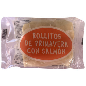 Imagen de Rollitos de primavera congelados, con salmón UP! 160 g.
