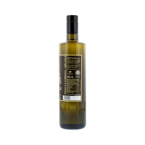 PAGO LA CORONA Aceite de oliva virgen extra D.O.P Sierra de Moncayo botella 75 ml.