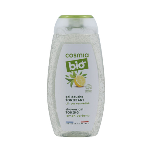 COSMIA Bio Gel tonificante para baño o ducha con extracto de Limón Verbena de origen ecológico 250 ml.