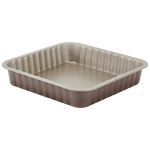 Imagen de Molde cuadrado de acero con revestimiento bicapa antiadherente, 24x24cm., ACTUEL.