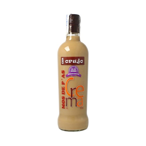 Crema de orujo MOS DE PAS botella de 70 cl.