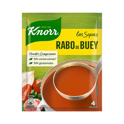 KNORR Sopa especial de rabo de buey sobre de 79,5 g.