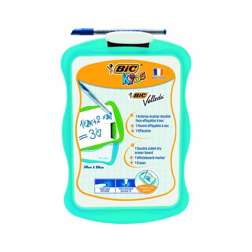 Pizarra blanca de 20x30 centímetros BIC kids 1 unidad.