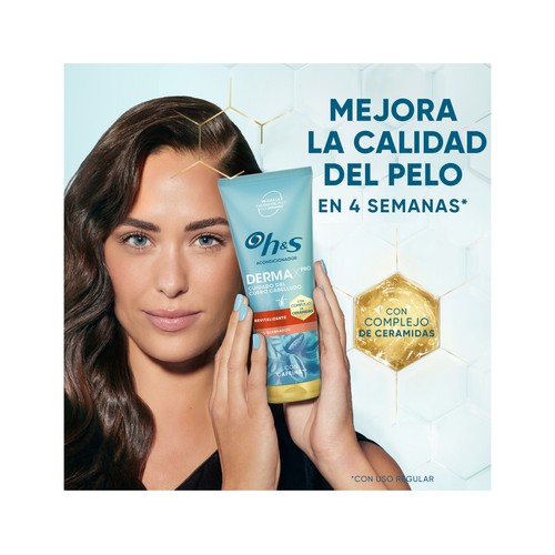 H&S Derma xpro Acondicinador revitalizador para cabello y cuero cabelludo secos y muy secos 220 ml.