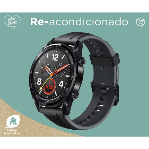 HUAWEI Watch GT (REACONDICIONADO), 46mm, Smartwatch, Amoled, GPS, frecuencia cardiáca.