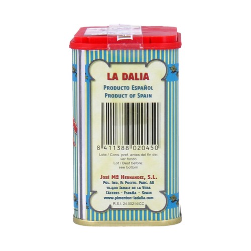 LA DALIA Pimentón picante con DOP La Vera lata de 70 g.