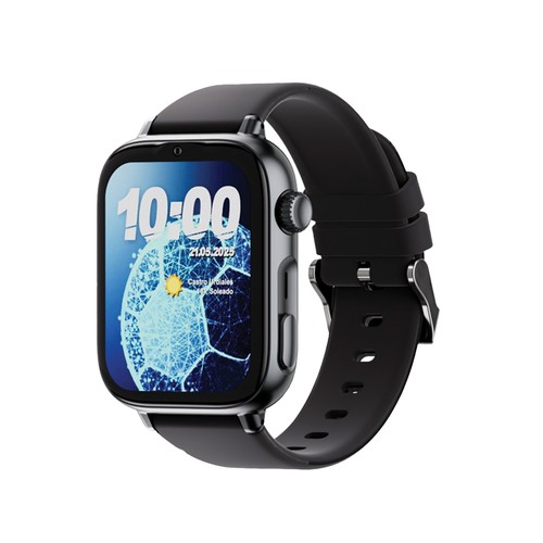 Smartwatch SAVEFAMILY SaveWatch Plus 2, Esfera Negra, Correa de Silicona Negra".