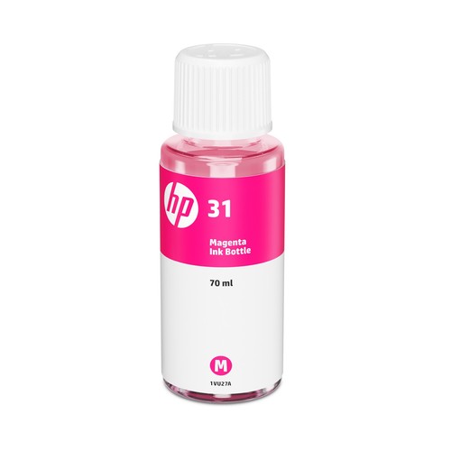 Botella de tinta HP 31, magenta, 70 ml..