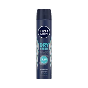 NIVEA Men dry fresh Desodorante en spray para hombre anti transpirante hasta 72 horas 200 ml.