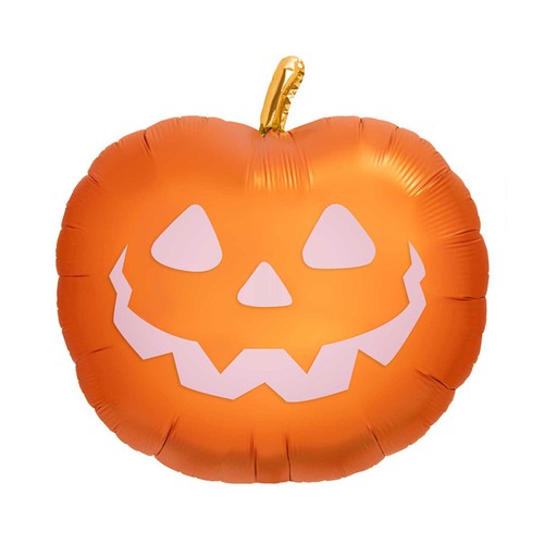 Globo foil 1 unidad, calabaza 60cm apto helio. OH YEAH