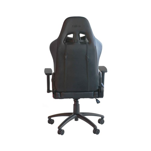 Silla Gaming QILIVE Q.3603 negro, altura regulable, reposabrazos ajustable, asiento basculante.