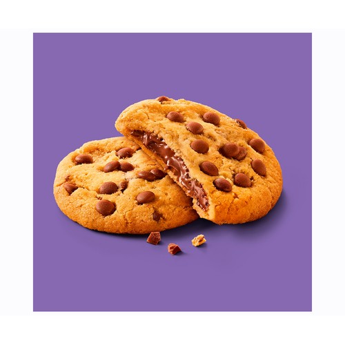 MILKA Sensations galleta con Pepitas de Chocolate y Relleno de Chocolate con Leche de los Alpes paquete 300 g.