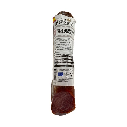 FLOR IBÉRICA Lomo de cebo 50% ibérico1/2 piezaaprox 380 g.