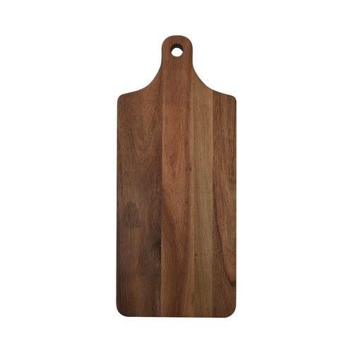 Tabla para cortar de madera de acacia con mango 30x15cm, ACTUEL