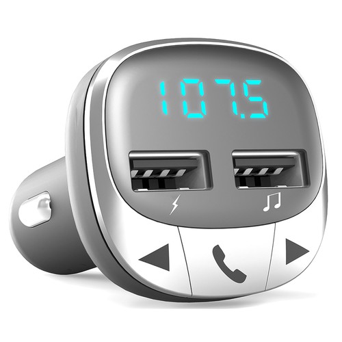 Reproductor MP3 para coche ENERGY SISTEM Car Transmitter FM, transmisor FM, BLUETOOTH, micrófono, 2 USB, lector tarjetas.