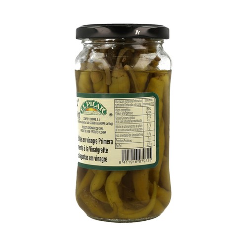 EL PILAR Guindillas en vinagre EL PILAR, 120 g.