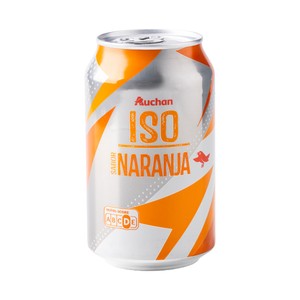 PRODUCTO ALCAMPO Bebida isotónica con sabor a naranja lata 33 cl.