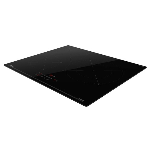 Placa de inducción TEKA IBC 63110 SSM BK, 3 zonas de cocción, 7400W, 9 niveles de potencia por zona, A: 59cm.