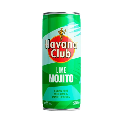 Daiquiri de fresa con ron blanco lata 25 cl.
