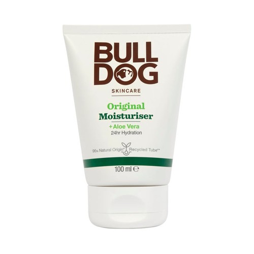 BULLDOG Original Crema hidratante con aloe vera, camelina y té verde de origen natural 100 ml.