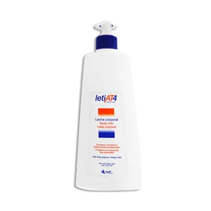LETIAT4 Leche Corporal para adulto piel atópica, LETIAT4, 500 Mililitros